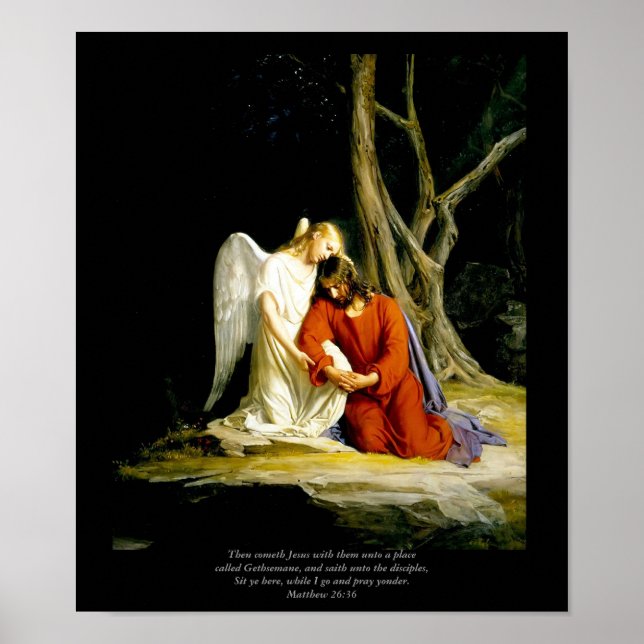 Affiches Le Christ à Gethsémani Chef-d'oeuvre Giclee (Devant)