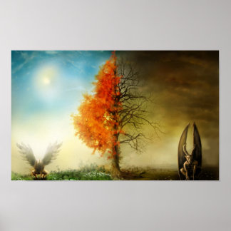 Affiches Le ciel et l'enfer