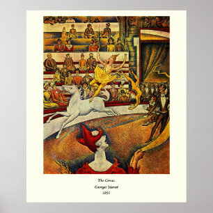 Affiches Le cirque de Georges Seurat (1891)