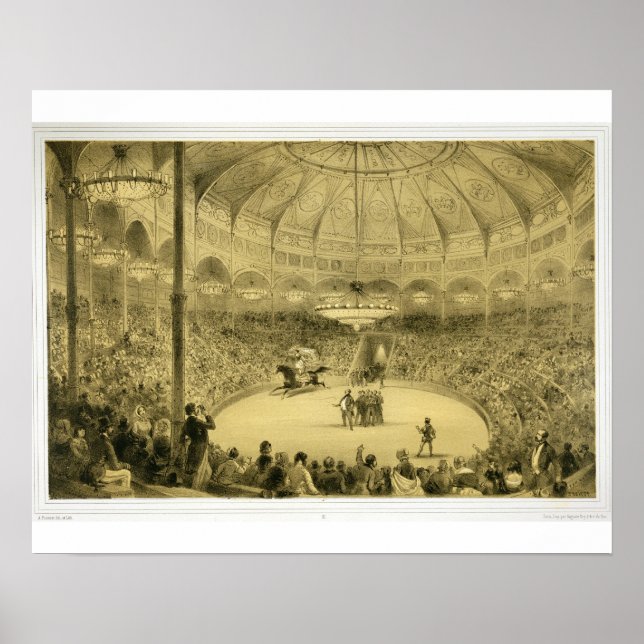 Affiches Le cirque national, publié par Auguste Bry (éclair (Devant)