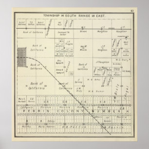 Affiches Le comté de Fresno, la Californie