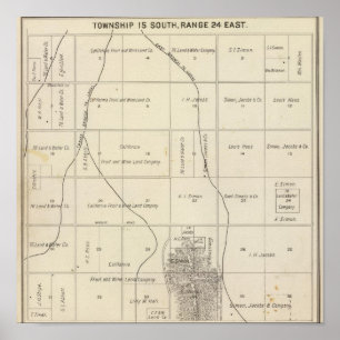 Affiches Le comté de Fresno, la Californie 23
