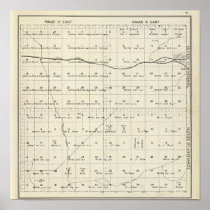 Affiches Le comté de Madera, la Californie