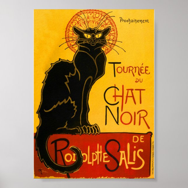 Affiches Le Conversation Noir Le Chat Noir Art Nouveau Vint (Devant)