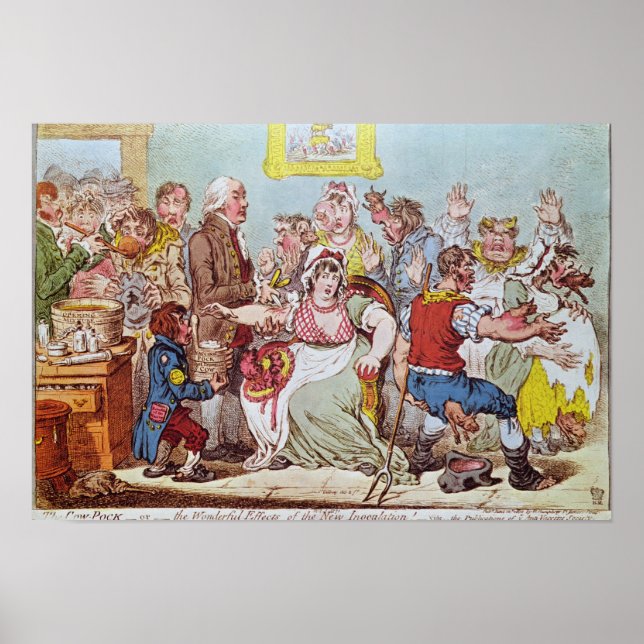 Affiches Le coq de vache ou les merveilleux effets (Devant)