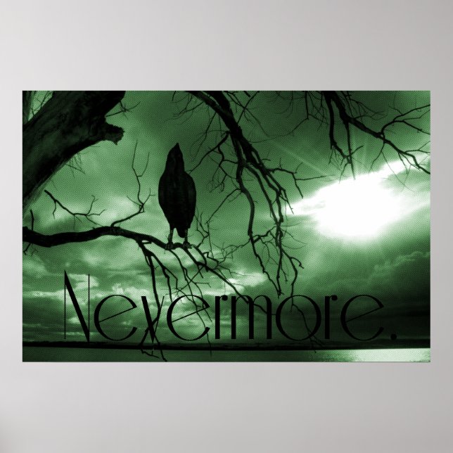 Affiches Le Corbeau - Jamais plus Poutres de Soleil Arbre - (Devant)