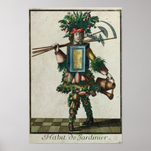 Affiches Le costume du jardinier