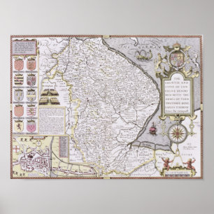 Affiches Le Countie et le Citie de Lyncolne
