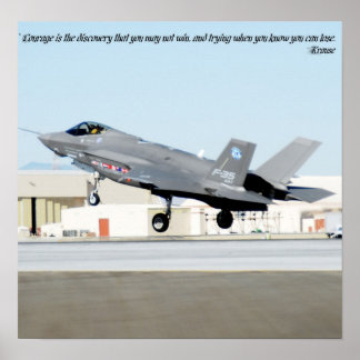 Affiches "Le courage est la découverte que vous ne pouvez p