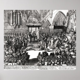 Affiches Le couronnement du roi George I