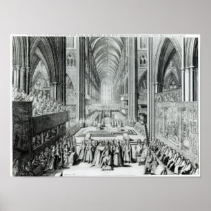 Affiches Le couronnement du roi Jacques II c.1685
