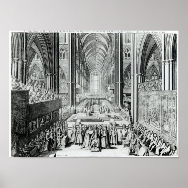 Affiches Le couronnement du roi Jacques II c.1685 (Devant)