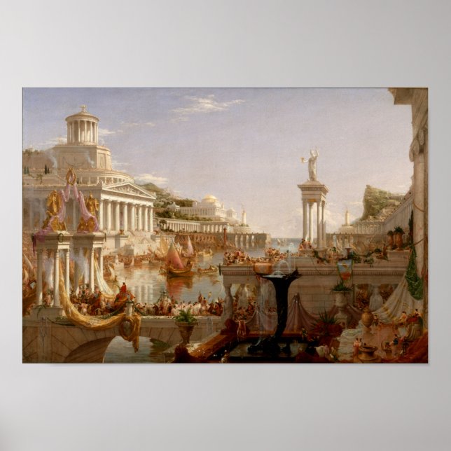 Affiches Le cours de l'Empire : la consommation (Devant)