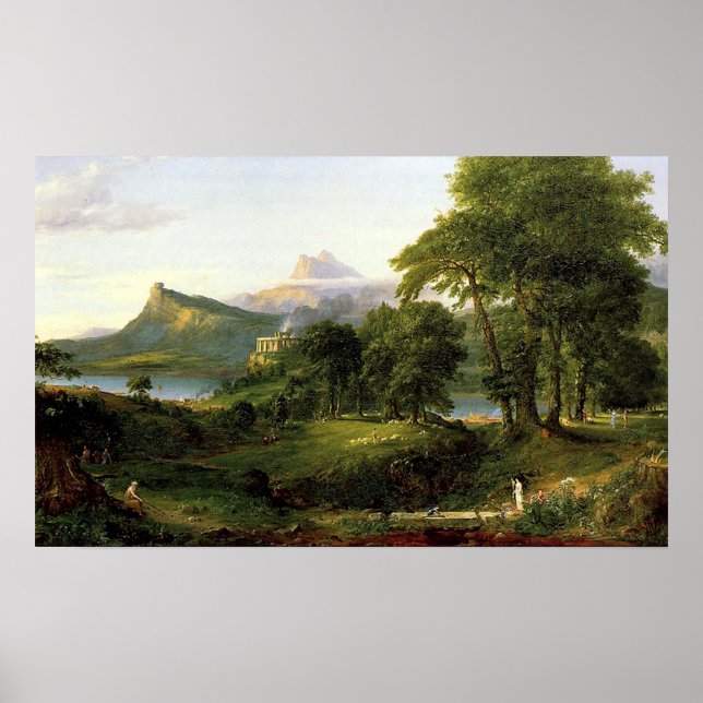 Affiches Le cours de l'Empire, le stade arcadien ou pastora (Devant)