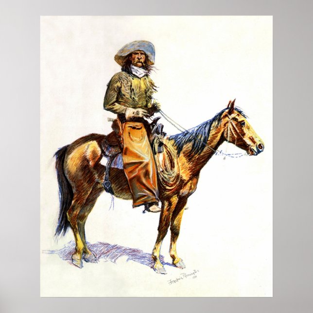 Affiches Le cowboy (Devant)