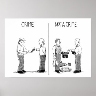 Affiches Le crime, pas un crime