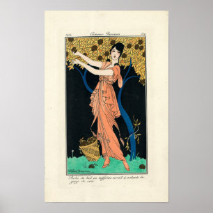 Affiches Le cru costume Parisians par H Robert Dammy