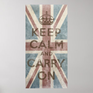 Affiches Le cru gardent le calme et continuent