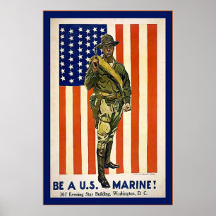 Affiches Le cru soit une marine des États-Unis !