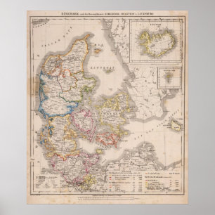 Affiches Le Danemark et l'Allemagne