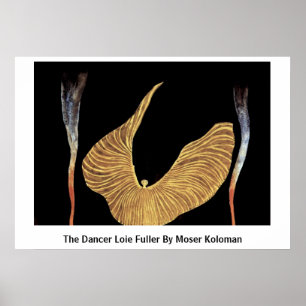 Affiches Le danseur Loie plus plein par Moser Koloman
