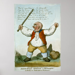 Affiches Le défi de Johnny Bull à Bonaparte !
