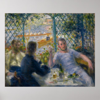 Affiches Le déjeuner du tour de Pierre-Auguste Renoir