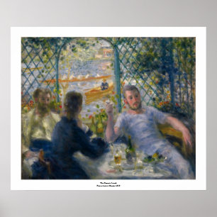Affiches Le déjeuner du tour de Pierre-Auguste Renoir