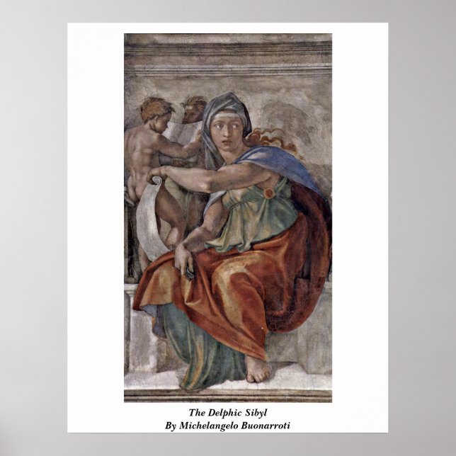 Affiches Le Delphique Sibyl De Michel-Ange Buonarroti (Devant)