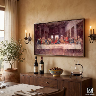 Affiches Le dernier dîner par Leonardo da Vinci, la