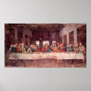 Affiches Le dernier dîner par Leonardo da Vinci, la