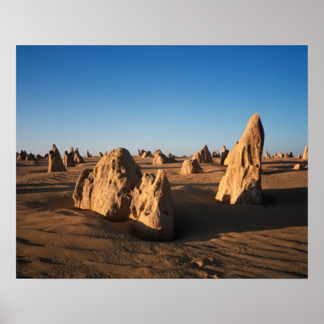 Affiches Le désert des Pinnacles dans le parc national de N (Devant)