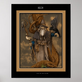 Affiches Le dieu nordique Odin