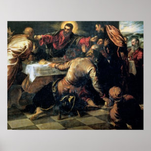 Affiches Le dîner chez Emmaus (huile sur la toile)