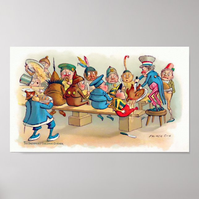 Affiches Le dîner de Noël de Brownie (Devant)