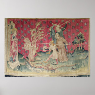 Affiches Le Dragon Combattre avec les Serviteurs de Dieu