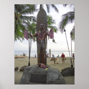 AFFICHES LE DUC DE HAWAII KAHANAMOKU