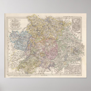 Affiches Le duché de Francia, Alemannia, Bavière