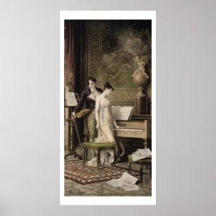 Affiches Le duo (mezzotinto)