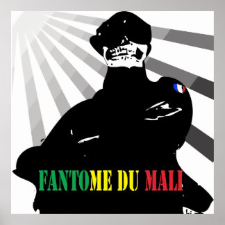 Affiches Le fantôme du Mali - soldat français au Mali