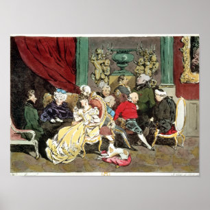 Affiches Le Faubourg Saint-Germain, gravé par Delpech