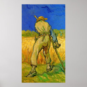 Affiches Le Faucheur (d'après Millet) par Vincent van Gogh
