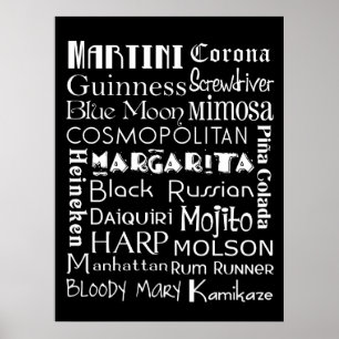 Affiches Le favori boit l'affiche d'art de souterrain