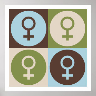 Affiches Le féminisme d'art de bruit