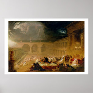 Affiches Le festin du Belshazzar (huile sur la toile)