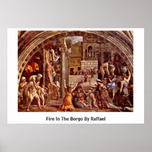 Affiches Le feu dans le Borgo par Raffael