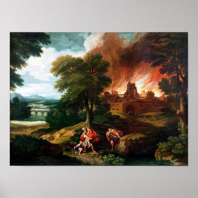 Affiches Le feu de la Troie (Devant)