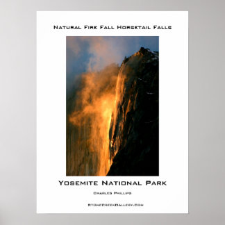 Affiches Le feu naturel de Yosemite