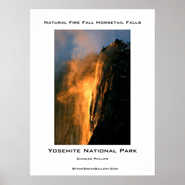 Affiches Le feu naturel de Yosemite (Devant)