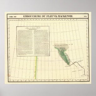 Affiches Le fleuve Mackenzie, le Yukon